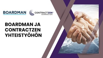ContractZen ja Boardman yhteistyöhön hallitustyön kehittämiseksi