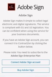 Adobe Contract Management