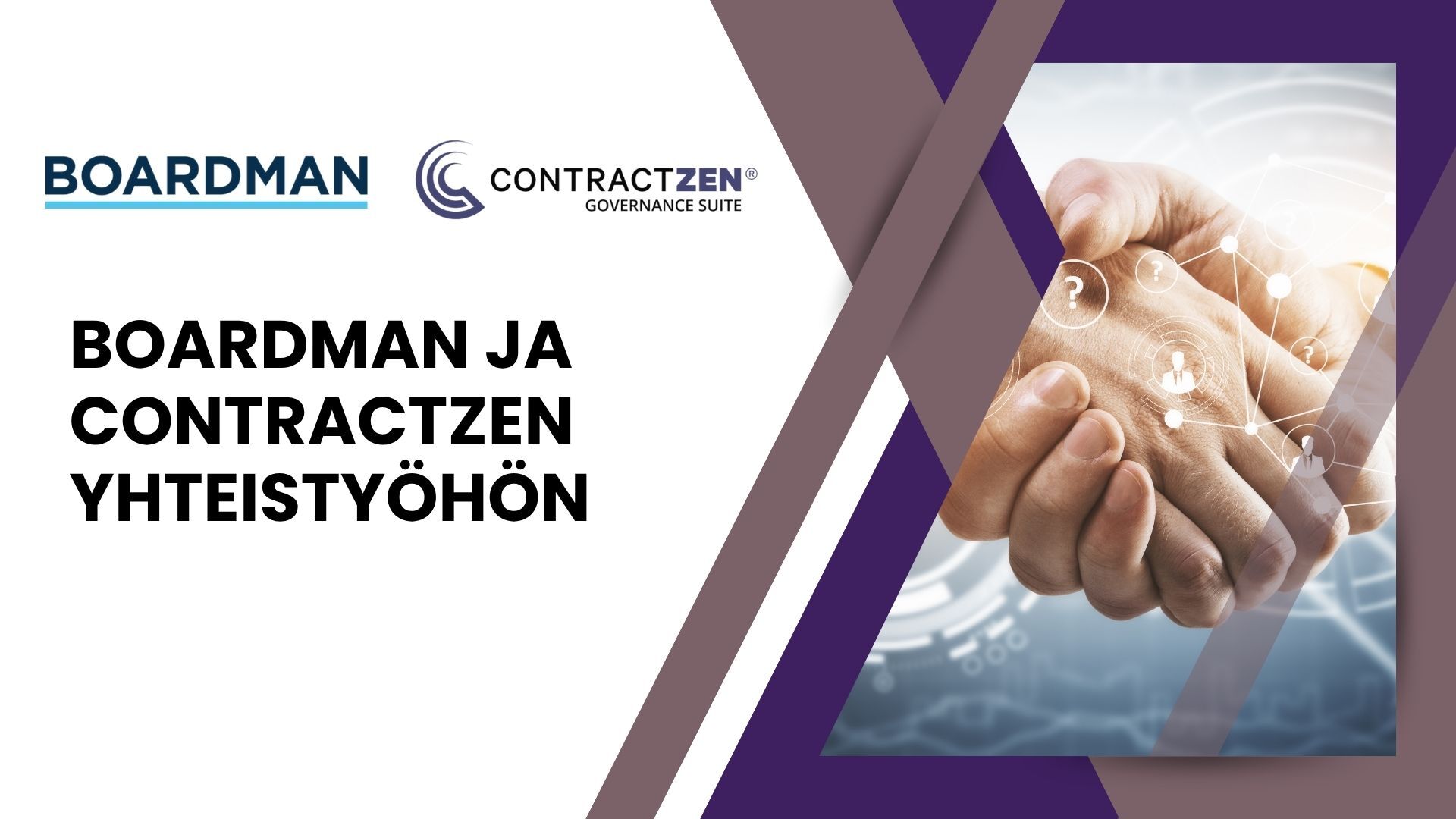 ContractZen ja Boardman yhteistyöhön hallitustyön kehittämiseksi