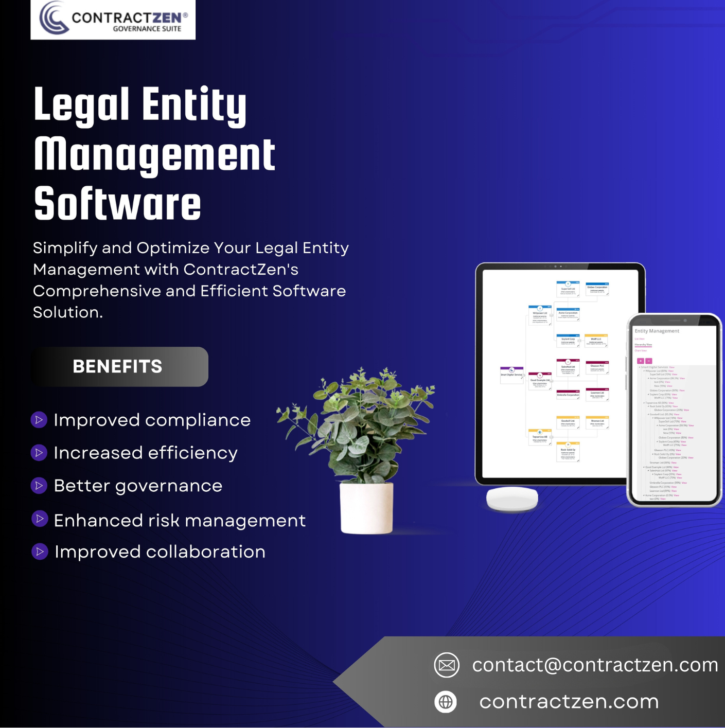 Simplify Compliance with Legal Entity Management